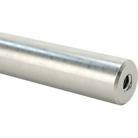 BSC PREFERRED Tapped Linear Motion Shaft Tapped x Straight 52100 Alloy Steel 5/8 Diameter 18 Long 6649K724